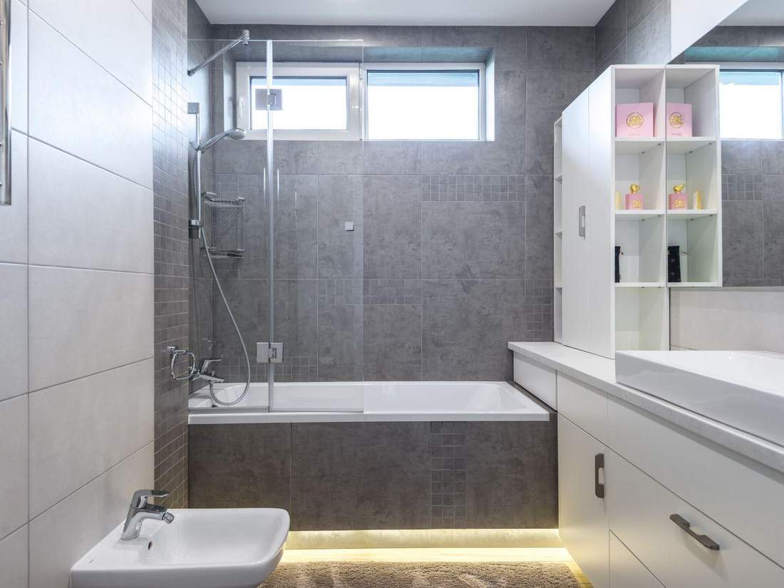 Salle de bain 4,5 m², douche à l’italienne
